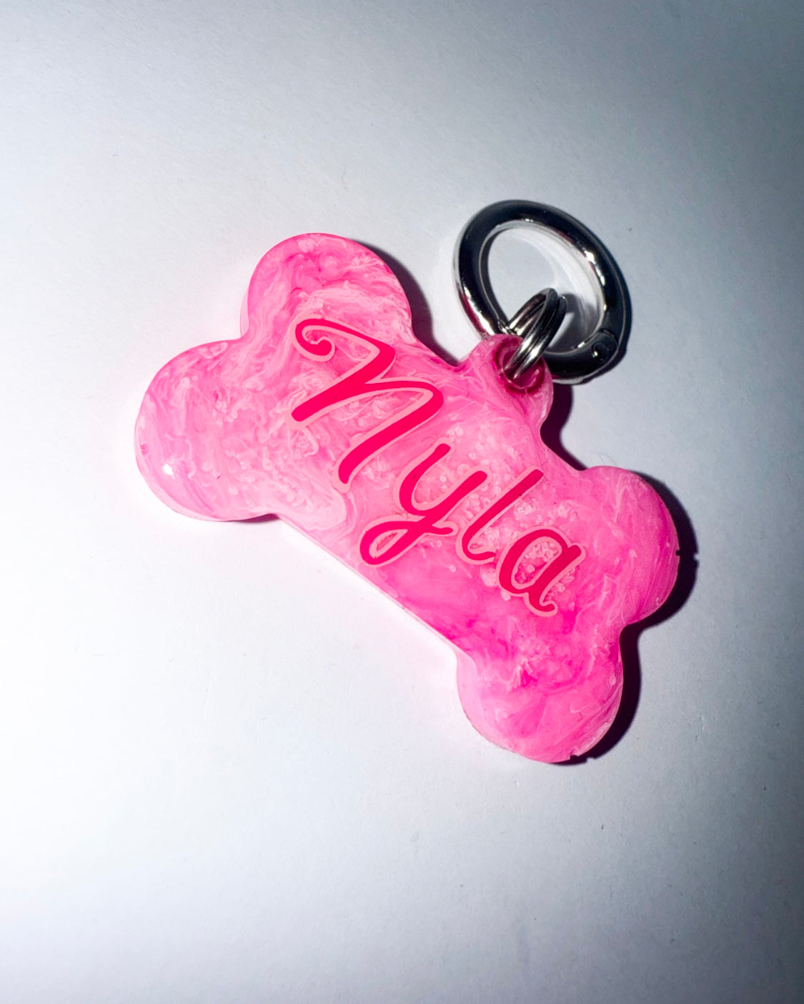 Marble Effect Dog Tag