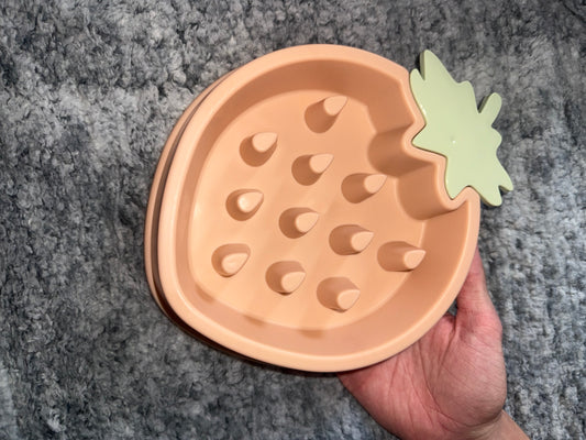 ‘Strawberry Dreams’ Slow Feeder Bowl
