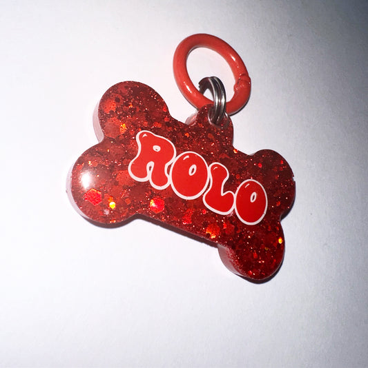 Plain Name Dog Tag
