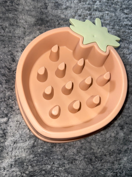 ‘Strawberry Dreams’ Slow Feeder Bowl