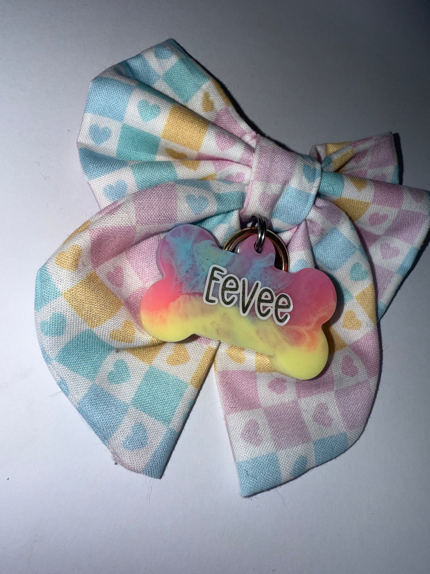 Tie-Dye Dog Tag