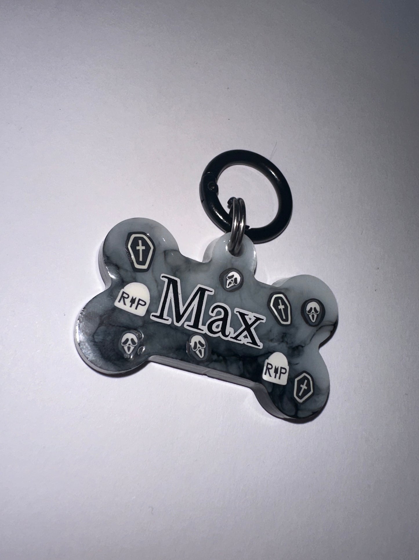 Horror Inspired Dog Tag