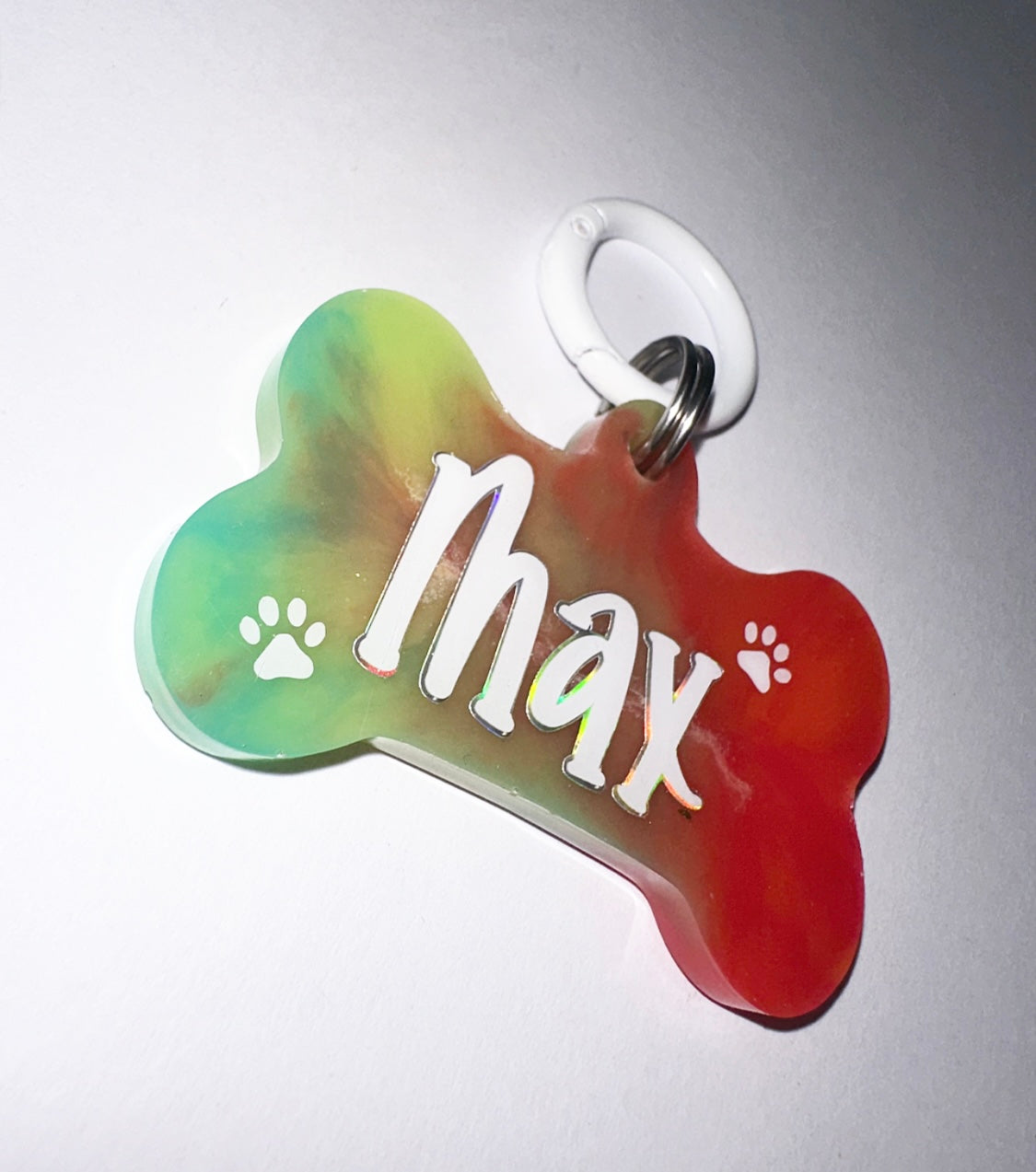Tie-Dye Dog Tag
