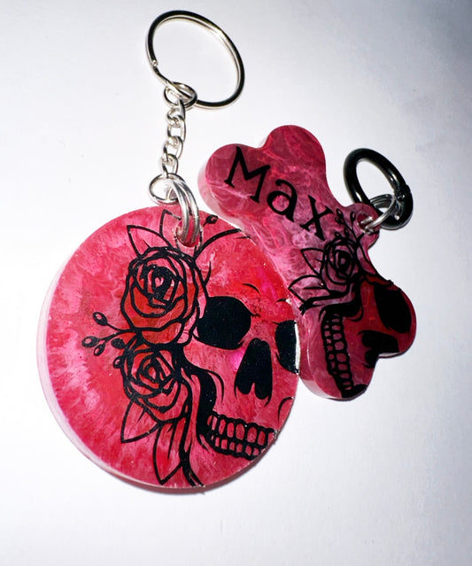 Keyring & Matching Tag Set