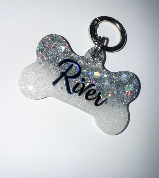 Plain Name Dog Tag
