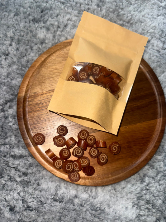 Chicken&Cod Twirls (50g Bag)